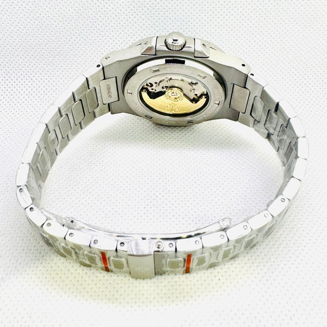 Relógio masculino linha Premium modelo Patek Nautilus Tiffany automático Pulseira de Aço inoxidável 904l a prova d’água