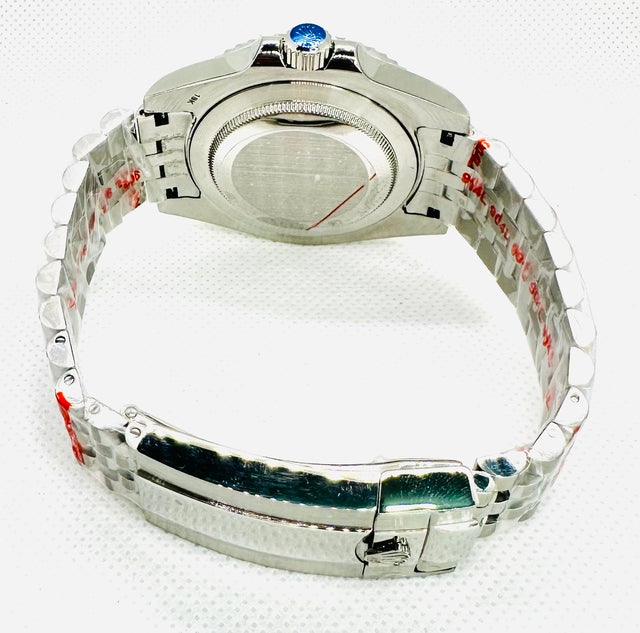 Relógio masculino linha Premium modelo Gmt-Master II Sprite automático Pulseira de aço Jubileu 904L a prova d’água 40m