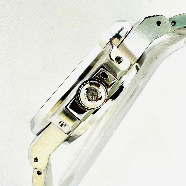 Relógio masculino linha Premium modelo Patek Nautilus Tiffany automático Pulseira de Aço inoxidável 904l a prova d’água