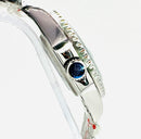 Relógio masculino linha Premium modelo Gmt-Master II Sprite automático Pulseira de aço Jubileu 904L a prova d’água 40m