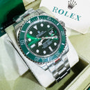Relógio masculino linha premium modelo submariner Hulk automático pulseira de aço inoxidavel oyster 904L a prova d’água