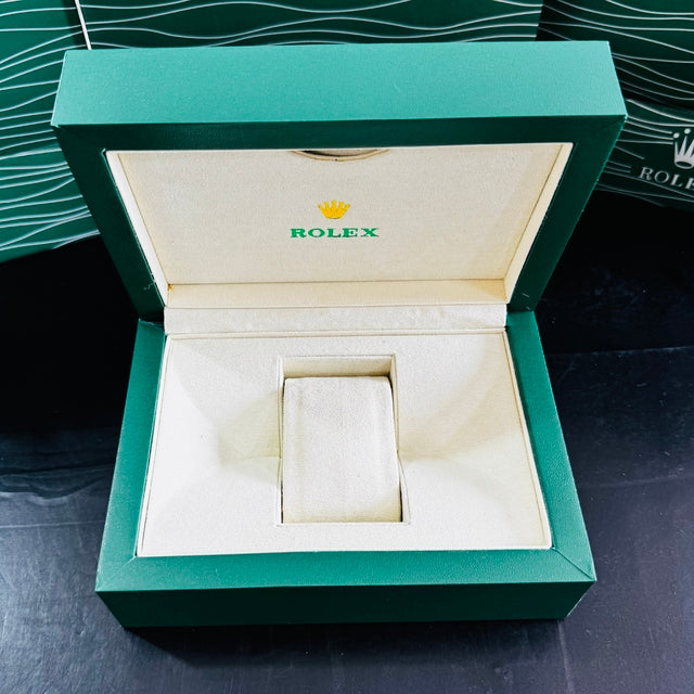 Caixa de Relógio ROLEX personalizada com manual, certificado, contra caixa, cartão magnético, Tag completa
