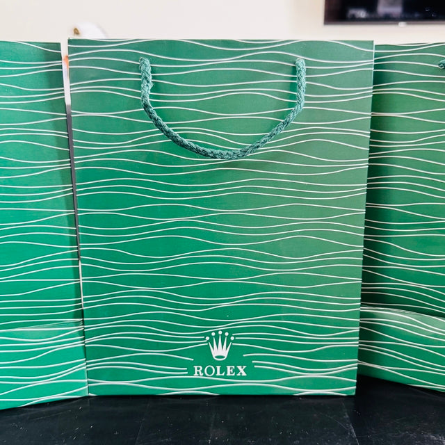 Caixa de Relógio ROLEX personalizada com manual, certificado, contra caixa, cartão magnético, Tag completa