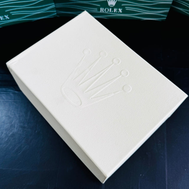 Caixa de Relógio ROLEX personalizada com manual, certificado, contra caixa, cartão magnético, Tag completa
